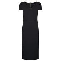 french connection lula stretch midi dress