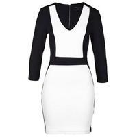 FRENCH CONNECTION Bodycon Contrast Dress