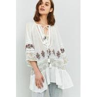 Free People You\'re Mine Peasant Tunic Top, IVORY