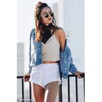 French Terry Lace-Up Shorts