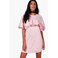 Frill Tee Dress - blush