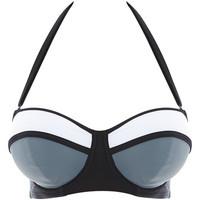 freya black bandeau swimsuit bondi womens mix amp match swimwear in bl ...