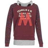 Franklin Marshall MANTECO women\'s Sweatshirt in red