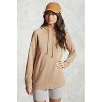 french terry longline hoodie