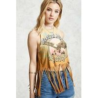 Fringe Graphic Muscle Tee