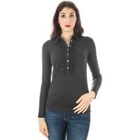 Fred Perry GR_52737 women\'s Shirts and Tops in black