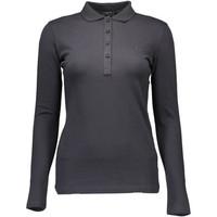 fred perry gr 67119 womens polo shirt in black