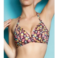 Freya Polka Praline Soft Cup Triangle Bikini Top