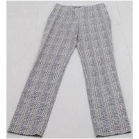 French Connection size 12 blue & cream trousers