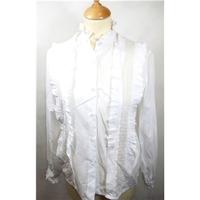 freestyle size l white blouse