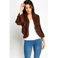 Frayed Knit Cardigan