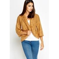 Frayed Knit Cardigan