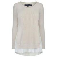 FRENCH CONNECTION Pleated Back Knitted Jumper