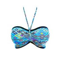 Freya Multicolor Bandeau Swimsuit Folklore D Cup