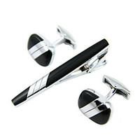 French style business cufflinks and tie clip Jewelry Christmas Gifts