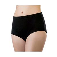 FreedomBriefs, Ladies Incontinence Pants, Black, Size Large, Polycotton