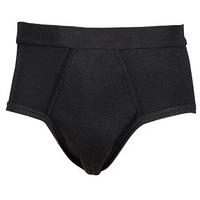 freedombriefs mens black size small polycotton