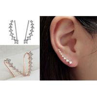 From £5 (from I Luv Boutique) for a pair of crystal ear climbers, £8 for two pairs  choose from gold or silver-coloured and save up to 78%