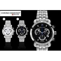 From £179 (from Rotatio) for a Swiss-made Chrono Diamond Nestor watch - choose from seven designs and save up to 88%