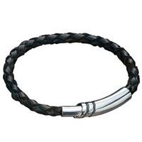 Fred Bennett Black Leather Bracelet B2915