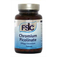 FSC Chromium Picolinate 200µg Chromium 30 Tablets