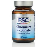 FSC Chromium Picolate 200µg Chromium 90 Tablets