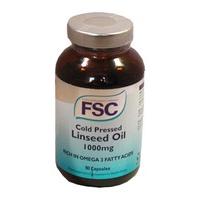 FSC Cold Pressed Linseed Oil 1000mg