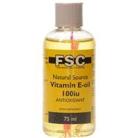 fsc vitamin e oil liquid 100iu 75ml