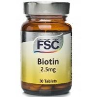 fsc biotin 25mg 30 tablet