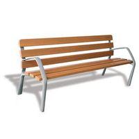 FSC WOOD BENCH WITH CAST IRON LEGS