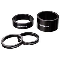 fsa alloy logo headset spacer black 10mm