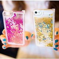 fun glitter star liquid back quicksand transparent clear pc hard cover ...