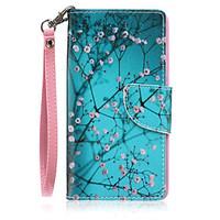 Full Body Wallet / Card Holder / with Stand Tree PU Leather Hard Case Cover For HuaweiHuawei P9 Lite / Huawei P8 Lite / Huawei Y560 /