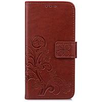 Full Body Wallet / Card Holder / with Stand Flower PU Leather Hard Case Cover For HuaweiHuawei P9 / Huawei P9 Lite / Huawei P9 Plus /