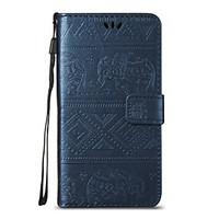 Full Body Elephant Embossed Leather Wallet for Huawei P8 Lite P9 Lite