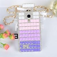 fully jewelled diamond perfume bottle back cover case for samsung gala ...