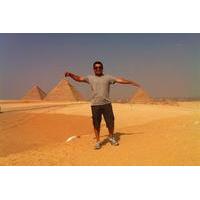 full day tour visiting giza pyramids and sphinx egyptian museum with t ...