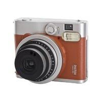 fujifilm instax mini 90 instant camera brown inc 10 shots