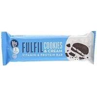 fulfil cookies and cream vitamin and protein bar pack of 15