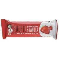 fulfil strawberry and vanilla vitamin and protein bar pack of 15