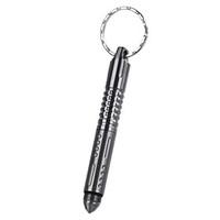 FURA Outdoor Stainless Steel 0.5mm Gel-Ink Pen with Keyring Tungsten Steel Head - Silver / Black Grey / Multi Color