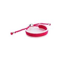 fuschia pink friendship bracelet