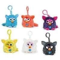 Furby 8cm Key Chain With Sounds - Assorted Colours