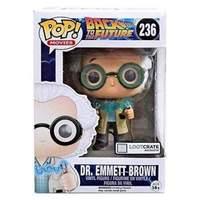 Funko Pop Exclusive 236 Back To The Future Dr. Emmet Brown Figurine