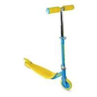 Funbee Two Wheel Scooter With Rear Brake and Adjustable Handlebars Blue/yellow