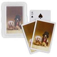 Funny Bride and Groom Dog Pack of Cards Favours