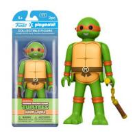 funko x playmobil teenage mutant ninja turtles michelangelo action fig ...