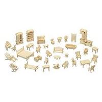 Furniture Set Woodcraft Construction Kit