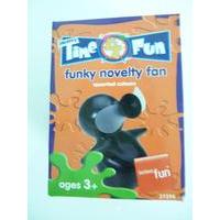 Funky Novelty Fan, Assorted Colours Fun Gift Idea Christmas Present Kids Smiffys