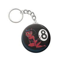 Fun - Keyring Devil Girl (in 4cm x 9 Cm)